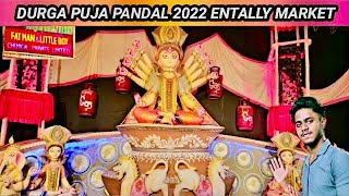 Durga Puja Pandal Entally Market Paan Bagan FamAyusVlogs [upl. by Dich95]