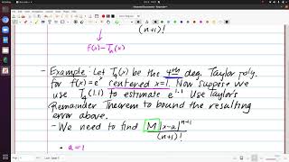 Taylor Applications Video 2  Remainder Theorem Examples [upl. by Ellicec]