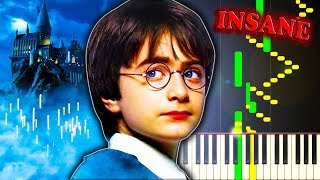 HARRY POTTER THEME Hedwigs Theme  Very Hard Piano Tutorial [upl. by Otrebliw351]