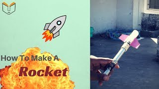 How to make a ROCKET at home🚀  DIY Project [upl. by Matthei]