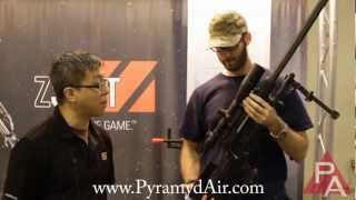 US Airsoft Expo  Ares EDM Arms Windrunner M96 Airsoft Sniper Rifle [upl. by Adne]