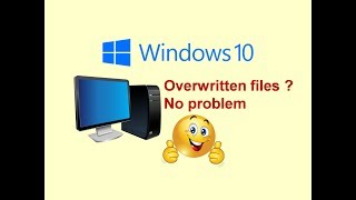 Recover Overwritten  Deleted  Lost Files  Windows 10  Watch What Happened [upl. by Hildagard]