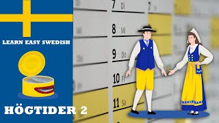 Learn Easy Swedish  I speak slow Swedish  Swedish holidays pt 2 svenska högtider [upl. by Betz]