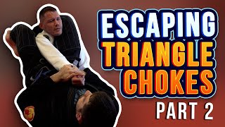 How To Escape Triangle Choke PART 2 — Protecting the Arm [upl. by Nojed]