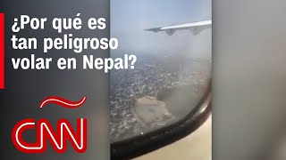 Nepal el estremecedor video que grabó un pasajero a bordo del avión durante el accidente [upl. by Itnahsa]