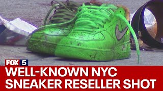 Wellknown NYC sneaker reseller shot and killed in SoHo [upl. by Nomzed251]