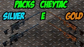 Packs Cheytac Silver e Gold [upl. by Shinberg]