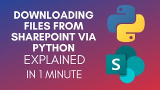 How To Download Files From SharePoint Using Python 2024 [upl. by Makell131]