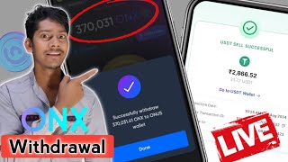 😳ONX Token Withdrawal To Bank Full Process  How To Withdrawal Onus Tap ONX TOKEN [upl. by Naasar725]