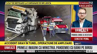 Accident grav întrun tunel din județul Mehedinți [upl. by Quincey]