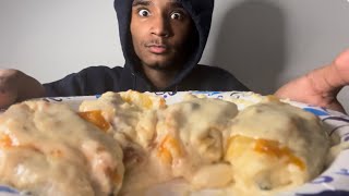 Stuffed Shells Mukbang [upl. by Saltzman197]