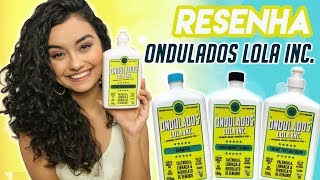 Resenha Linha ONDULADOS Lola INC nolow poo  vegan  Morena Raiz [upl. by Vernor]