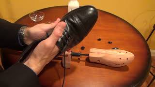 How To Stretch Your Leather Shoes [upl. by Aihcats]