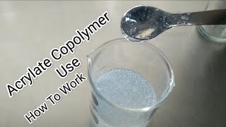 Acrylate Copolymer Gel  How To Make Gel  Acrylate Copolymer Thickener [upl. by Knarf73]