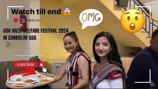 Goa Mizo welfare festival 2024 in Candolim goa 🥰young fella Zo Lilac zan singer live watch😱😳 [upl. by Ipoillak603]