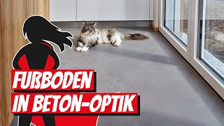 Fußboden in BetonOptik  Bauhelden [upl. by Iveel]