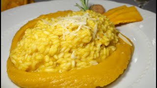 RISOTTO ALLA ZUCCA RICETTA  RISOTTO CON ZUCCA MANTOVANA [upl. by Rebme]