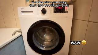 Installation of BEKO Washing Machine WUE6512WPBSE  Wroclaw Poland [upl. by Kassaraba]