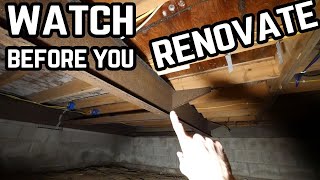 Watch This Before You Renovate a Mobile Home  Weight and Structure [upl. by Reifinnej]