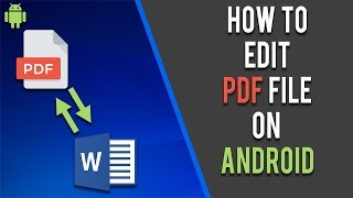 How to Edit PDF in Android  2021 [upl. by Dwan887]