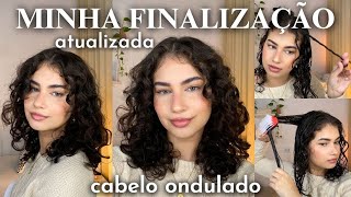 minha finalização pra cabelo ondulado 🤍 atualizada [upl. by Horatia]