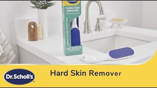 Dr Scholls  How to Use Hard Skin Remover  Nano Glass Foot File [upl. by Girardi221]