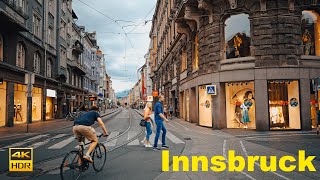 Innsbruck Austria Summer Walking Tour  4K HDR [upl. by Winonah]