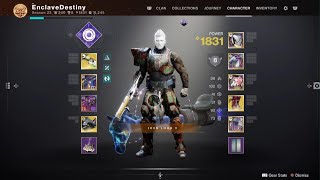 Destiny 2 comp 30 win 7kd bubble Titan [upl. by Annauqal]