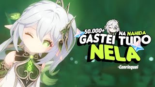 50000 GEMAS no BANNER da NAHIDA Tiros em banner  GENSHIN IMPACT [upl. by Pence]