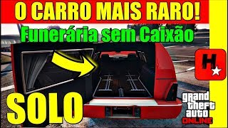 GTA 5 Como Conseguir o Carro mais RARO do Jogo Carro Fúnebre Sem Caixão SOLO GTA V MONEY GLITCH [upl. by England]