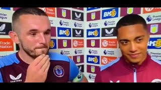 John McGinn amp Youri Tielemans Post Match Interview Aston Villa vs Liverpool 33 [upl. by Luanni613]