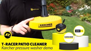 Pressure Washer Surface Cleaner Demo  What Does a Karcher TRacer Do [upl. by Muriel]