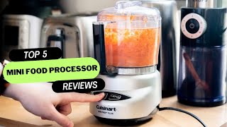 ✅ BEST 5 Mini Food Processor Reviews  Top 5 Best Mini Food Processor  Buying Guide [upl. by Fulton758]