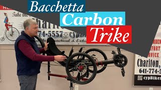 Bacchetta Carbon Trike 20  Carbon Recumbent Trike [upl. by Etnovad]