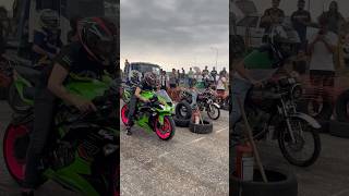 🤯🏁⚠️kawasaki 🆚 cg 250cc nitro shorts short viralvideo motos carreras automobile [upl. by Hcire286]