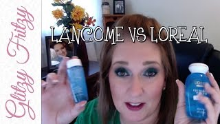 Lancome BiFacil Eye Makeup Remover vs Loreal Eye Makeup Remover [upl. by Ursa]