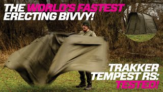 TRAKKER TEMPEST RS THE WORLDS FASTEST SETUP BIVVY [upl. by Clarhe]