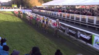 Belgian Cyclocross National Championship men 2014 [upl. by Anaujnas]