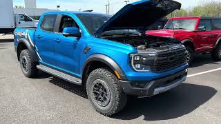 2024 Ford Ranger Raptor FIRST LOOK Interior exterior walk around [upl. by Kenn43]