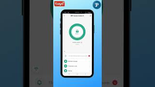 🔒 🔑 How to unlock H4 Wifi smart access control from your smartphone using Tuya App [upl. by Hgielime]