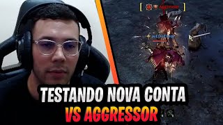 SAMUKA TESTANDO A CONTINHA vs AGGRESSOR 🧐  CORTES NIGHT CROWS [upl. by Eillit]