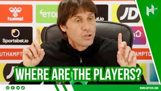 Antonio Conte’s EPIC final rant as Tottenham boss in FULL [upl. by Annai426]