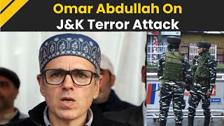 Jammu Kashmir Ganderbal Attack Update JampK CM Omar Abdullah Comments On Ganderbal Terror Attack [upl. by Enait578]