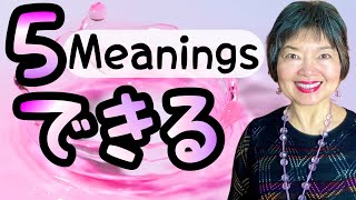 5 Different Meanings of DEKIMASUできます Grammar N414 [upl. by Itida]