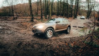 V10 TDI Touareg OffRoading at Parkwood OffRoad Centre  Full Video [upl. by Darrill801]