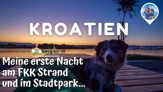 Mit Fahrrad und Hund quer durch Europa Video 23  Rab nach Zadar in Kroatien [upl. by Luoar]