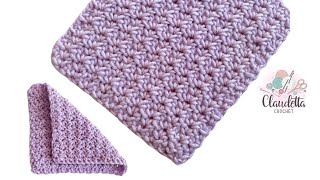 How to Crochet a Washcloth – Easy Beginner Tutorial [upl. by Togram]