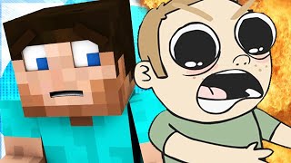 THE MOST RACIT KID ON MINECRAFT Minecraft Trolling Animation [upl. by Mellisa341]