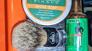 ShaveInMusic  Set Clubman Pinaud Rasoio Slant PAA Omega Travel Silvertip rasaturatradizionale [upl. by Noimad]