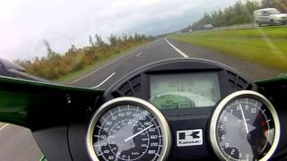 ZZR1400 ZX14R high speed ride 2 [upl. by Tellford]